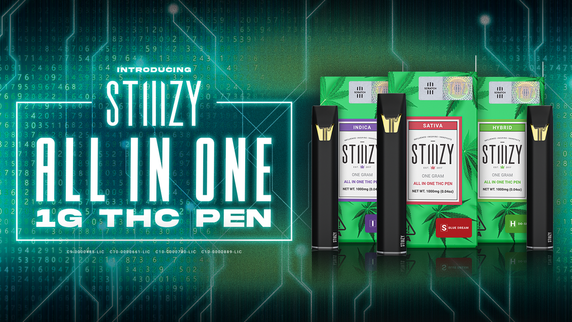 NEW TO THE LINE STIIIZY AllinOne THC 1G Pods