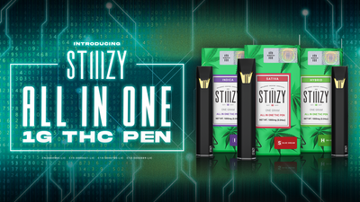 NEW TO THE LINE: STIIIZY All-in-One THC 1G Pods