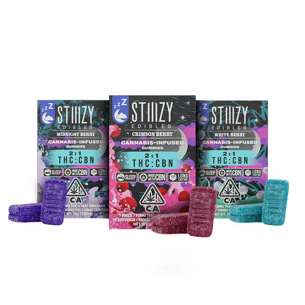 STIIIZY 100MG (THC) & 50MG (CBN) Gummy Edibles