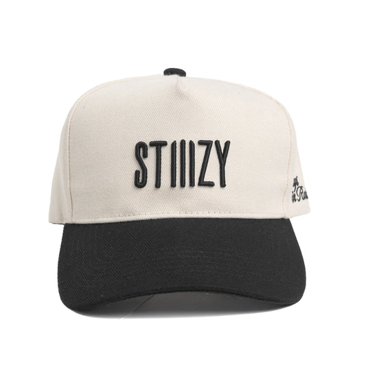 STIIIZY A-Frame Snapback Hat - Cream