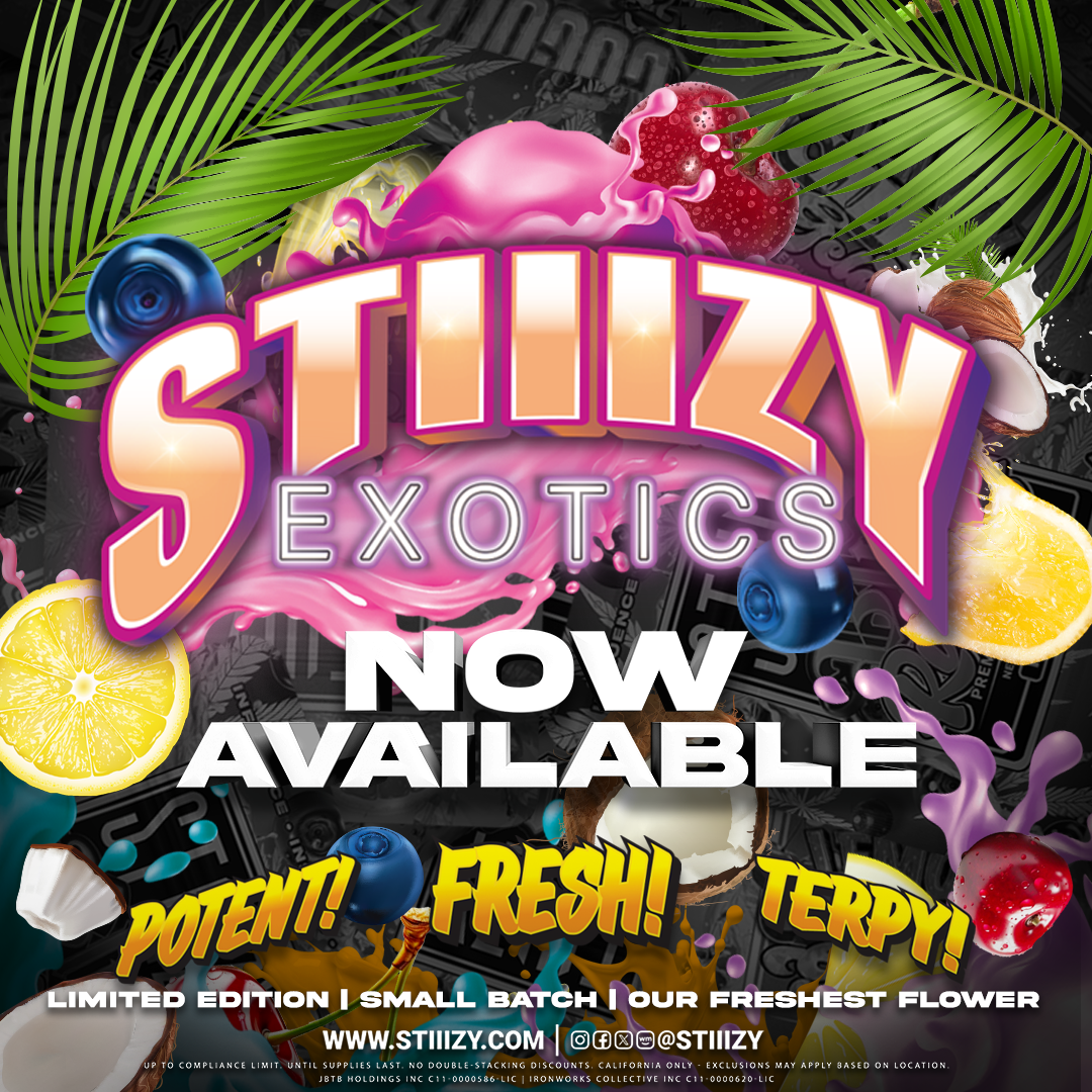 STIIIZY Exotics | 3.5G Flower Mylar + Joint Pack Tin